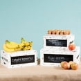 thumbnail image 4 of Tablecraft Chalkboard 3 Piece Solid Wood Crate Set, 4 of 4