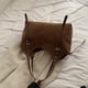 thumbnail image 5 of Bolso Hombro Gamuza para Mujer Con Correa Ajustable Mano Sólido El (marrón), 5 of 6