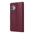 thumbnail image 2 of JTCASES Compatible with Samsung Galaxy A32 5G Case Wallet Flip Folio Case [Kickstand] with RFID Blocking Card Holders [Shockproof] Wrist Strap Cover for Men Women Girls, Winered, 2 of 12