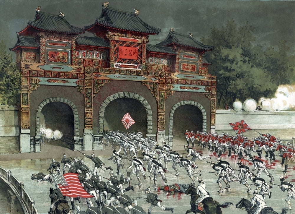 Battle Of Peking Boxer Rebellion 1900 Rolled Canvas Art Science battle-of-peking-boxer-rebellion-1900-rolled-canvas-art-science