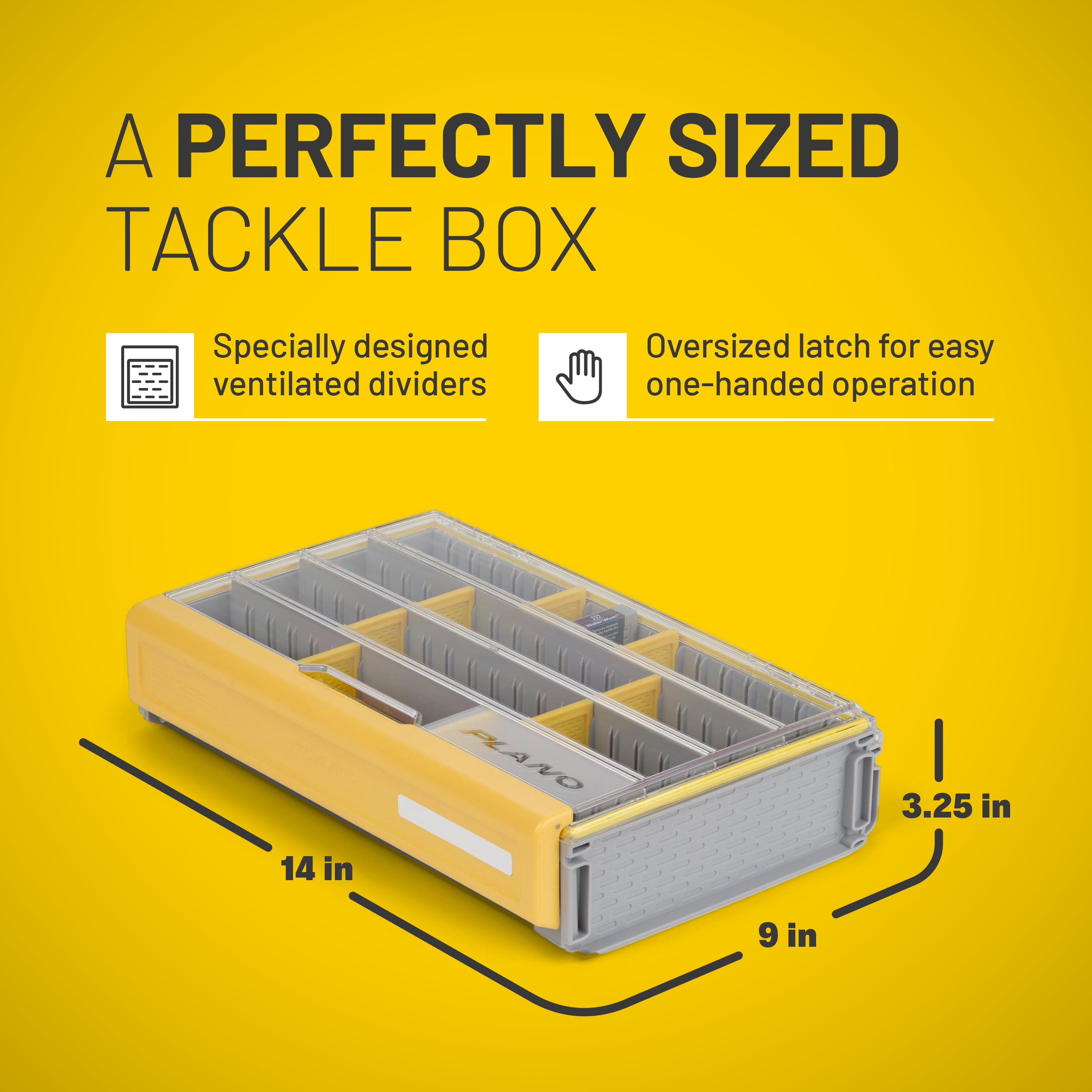 Plano EDGE Professional 3700 Deep Tackle Storage, Premium Tackle  Organization with Rust Prevention, Dri-Loc watertight seal, Yellow/Clear -  Walmart.com