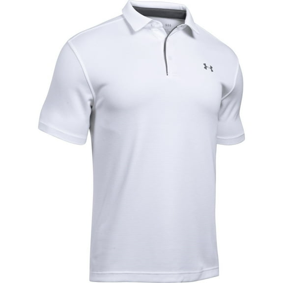 Under Armour White Tech Polo - Mens Polo  - 1290140-100