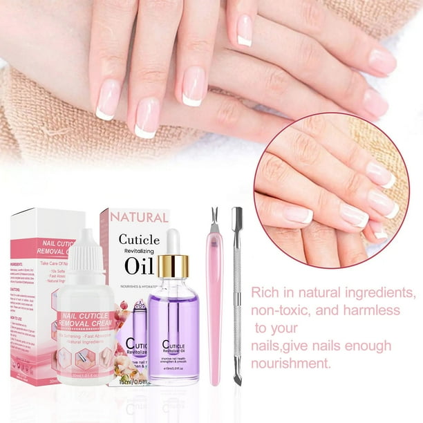 Fiudx Kit de Uñas, Herramientas Completas para Cuidado, Combinación de Aceite y Crema Nutritiva, Diseño Profesional Fácil de Usar, Manicura En Casa, Regalo Perfecto para Ella, Fórmula de Primera Cali