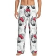 thumbnail image 2 of Goofa Cute Poodle Dog Printed Soft Pajama Pants for Men, Wide Leg Comfy Casual Lounge Yoga Pants-Medium, 2 of 9