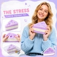 thumbnail image 2 of Simulation Triangle Cheese Shape Squishy for Adults Soft Sensory Gadget Multicolored Realistic Food Office Desk Accessory Pressure Relief Tool 2.8x2.2x1.8 Inch 1 Pack, 2 of 9