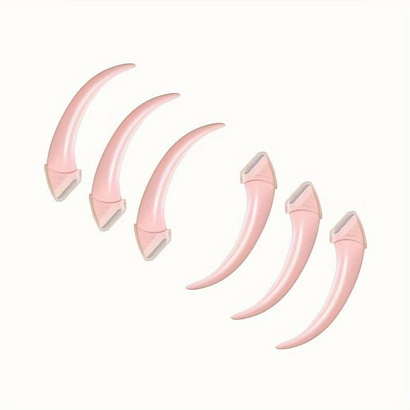 Estbridge 6pcs Eyebrow Shaper Trimmer Set Curved Eyebrow Razors Beauty Tool For Beginners Hair Removal Accessories For Men Women