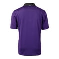 thumbnail image 3 of Men's-Cutter & Buck  Purple/Black Clemson Tigers DryTec Virtue Eco Pique Recycled Polo, 3 of 3