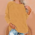 thumbnail image 1 of EIMELI Chemise Femme Liquidation Grande Taille Femme Décontractée Manches Longues Unie Ample Col Rond Chemisier Haut Rouge TG, 1 of 6