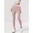 thumbnail image 5 of PISONIC Sports Long Pants with Color Block Design and Built-in Pockets, High Waist Butt-Lifting Fitness Yoga Leggings for Cycling, Gym, Running, 5 of 13