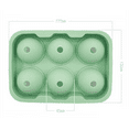 thumbnail image 4 of Ice Ball Maker, Reusable Ice Ball Form, Easy Release Round Silicone Ice Sphere Tray for Whiskey, Cocktails, Bourbon, 4 of 4