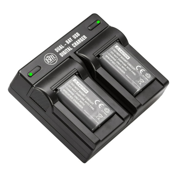 BM Premium 2 Pack NP-BX1/M8 Batteries and Dual Bay Charger for Sony CyberShot DSC-RX100, DSC-RX1R II, HX50V, HX60V HX80V, HX90V, WX300, WX350 Cameras