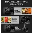 thumbnail image 5 of Koch Systeme CS 8.5 Quart Stainless Steel Stovetop Pressure Cooker, 3 PSI Settings Pressure Cooker, Save 70% Time, Induction Compatible, 5 of 14