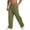 Army Green, variant on CharmCyan Mens Drawstring Waist Loose Fit Lounge Pants Comfortable Lightweight Pajama Bottoms with Pockets for Home Sleepwear Army Green L