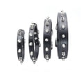 thumbnail image 6 of Mumup Spiked Puppy Dog Collar Soft Pu Leather Mushrooms Rivet Spike Stud Studded Cat Collars Adjustable for Girl Boy Pet Kitten, 6 of 6