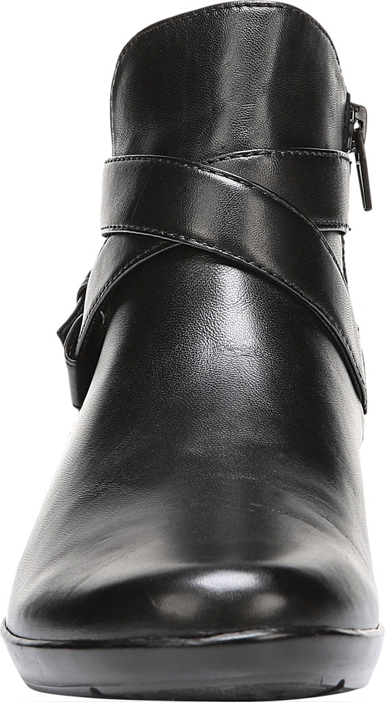 Women's Naturalizer Cassandra Bootie Black Leather 10 M - Walmart.com