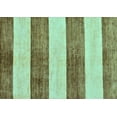 thumbnail image 1 of Ahgly Company Indoor Rectangle Abstract Light Blue Modern Area Rugs, 2' x 4', 1 of 4