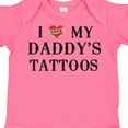 thumbnail image 4 of Inktastic I Love My Daddy's Tattoos Boys or Girls Baby Bodysuit, 4 of 5