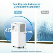 Garvee 8000 BTU Air Conditioner, Cooling 350 Sq.Ft, White