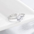 thumbnail image 3 of Ring Female Light Luxury Temperament Diamond Ring, 3 of 5