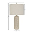thumbnail image 2 of Cooper Ridge Polyresin 29" Table Lamp with Linen Shade, Antique Cream (Set of 2), 2 of 5