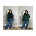 thumbnail image 3 of CASSIE LIZ Womens Plus size Cardigan Sweaters Long Sleeve Crewneck Button Down Knit Green Sweaters Fall Winter Lightweight Cardigans 5XL 26W 28W, 3 of 9