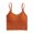 Orange, variant on Padded Bra for Women Wire-Free Underwear Pullover Everyday Underwear No Underwire V-Neck T-Shirt Hook and Eye Closure Nursing Y-426