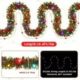 thumbnail image 3 of 16FT Christmas Tinsel Garlands Metallic Twist Garland Hanging Garland Ornaments for Halloween Christmas Tree Party Supplies Indoor and Outdoor Decoration(Shinny,Red Green Gold), 3 of 8