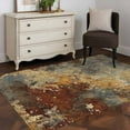 thumbnail image 5 of Brown Gray Area Rug 3x5 Washable Rug Non Slip Rustic Abstract Gradient Mottled Texture Large Area Rug Indoor Floor Carpet for Entryway Bedroom Kitchen Living Room Home Office Dining Room Nursery, 5 of 8