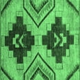 thumbnail image 1 of Ahgly Company Indoor Square Oriental Emerald Green Modern Area Rugs, 8' Square, 1 of 4