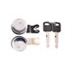 thumbnail image 4 of Juego de cilindro y llave de cerradura de puerta Yuxing compatible con camionetas Econoline E150 E250 F250 Super Duty Explorer color plateado, 4 of 5
