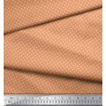 thumbnail image 2 of Soimoi Moss Georgette Fabric Dots Dots Printed Fabric 1 Yard 42 Inch Wide, 2 of 5