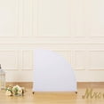 thumbnail image 1 of czcpp-White Half Moon Arch Cover Wedding Arch Backdrop Backdrops for Weddings Parties Baby Showers Event 2.5ft(White,2.5x2.5ft), 1 of 4