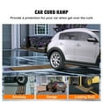 thumbnail image 2 of BENTISM Curb Ramp Rubber Driveway Ramp 2 Pack 2.6" Rise 15T Load Threshold Ramp, 2 of 9