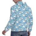 thumbnail image 6 of Daiia Pelican Reed And Fish for Men's Fashion Hoodies & Sweatshirts with Kangaroo Pocket Hooded Sweatshirt Breathable & Moisture Wicking-X-Large, 6 of 7