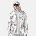 thumbnail image 2 of Balery Funny Chicken Sudadera ligera de manga larga con capucha y protección solar UPF 50+ para hombre y mujer, ideal para pesca y running-Small, 2 of 7