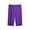 Purple, variant on StSilkitty Womens Pajama Shorts Solid Color Elastic Waist Lounge Sleepwear Knee Length Shorts Lightweight Comfy Sleepwear Shorts