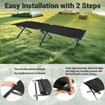 thumbnail image 6 of Tcbosik Portable Folding Cot for Sleeping with Carry Bag, Outdoor Camping Bed for Adults, Black, 6 of 8