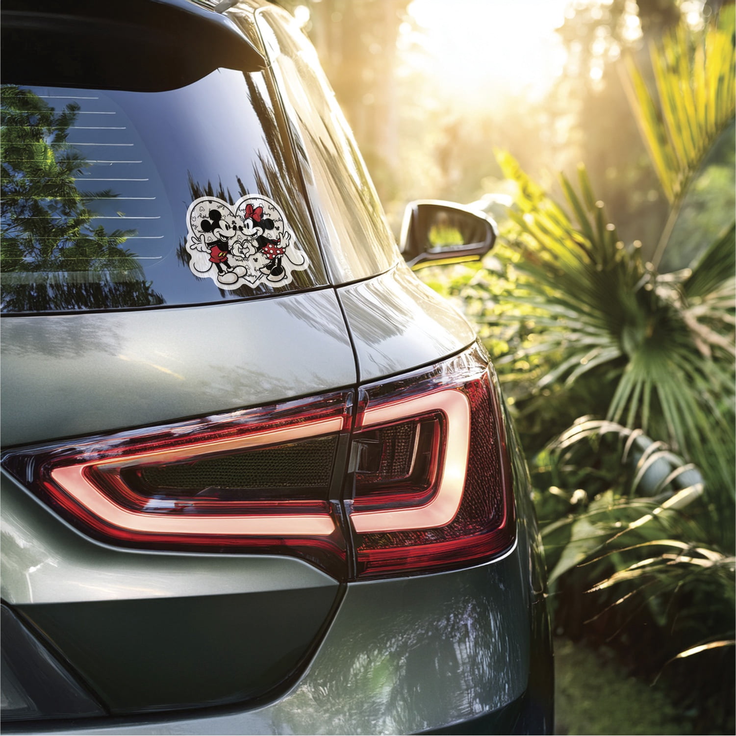 Disney Mickey & Minnie Love Automotive Decal, 6 x 8 inch