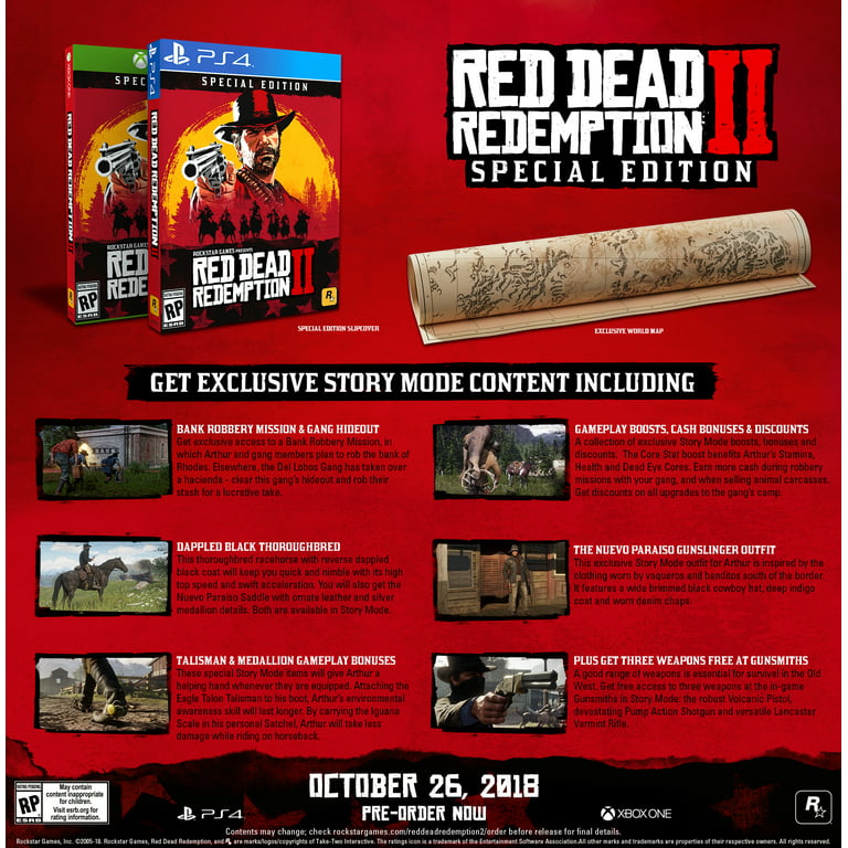 Red Dead Redemption 2 Preorder Bonus PS4 / PS5
