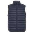 thumbnail image 1 of Wenseny Mens Stand-Up Collar Padded Duck Down Puffer Vest Lightweight Sleeveless Coat DARK BLUE M, 1 of 3