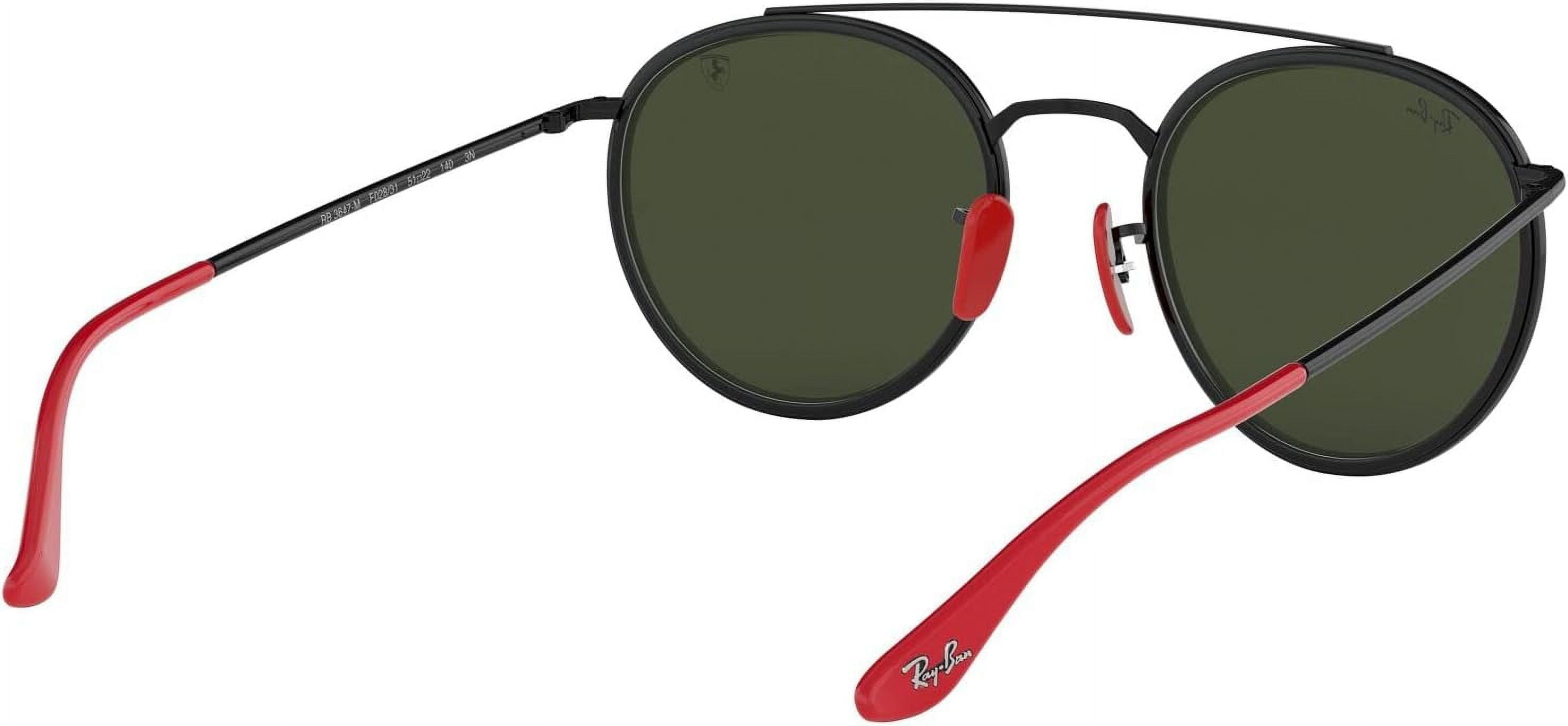 Ray Ban Scuderia Ferrari Green Classic G-15 Round Unisex