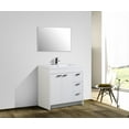 thumbnail image 3 of Eviva Lugano 36" White Modern Bathroom Vanity w/ White Integrated Top, 3 of 5
