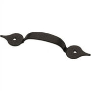 Liberty Flat Black 3-1/2" Front Mount Hammercraft Pull