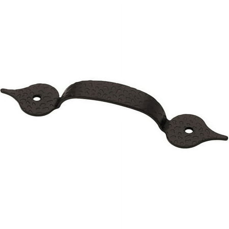 Liberty Flat Black 3-1/2" Front Mount Hammercraft Pull