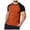Orange, variant on Big and Tall Shirts for Men Male Slim Round Neck Short Sleeve Color Blocking Minimalist T Shirt Casual Bottoming Shirt Mens T Shirts Casual Mens Pack Large Tall Heart for Men Log Sleeve L
