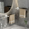 thumbnail image 3 of Towel Bar for Bathroom Clear Acrylic Towel Hanger Lucite Towel Rack Wall, 3 of 8