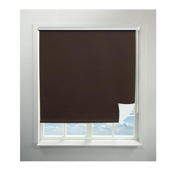 Persiana Deco 120 x 180 cm Enrollable Black Out Forro Blanco