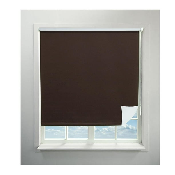 Persiana Deco 120 x 180 cm Enrollable Black Out Forro Blanco