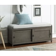 thumbnail image 2 of Small Storage Bench for Entryway with Seating and Cabinets, Shoe Storage Bench with Doors, End of Bed Storage Bench - Multicolor, 2 of 8