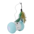 thumbnail image 1 of Interactive Cat Toys, Fun USB Rechargeable Cat Exercise Wheel Auto Control 3 Modes  For Kittens Standing  Model,Fortune Cat Model, 1 of 8